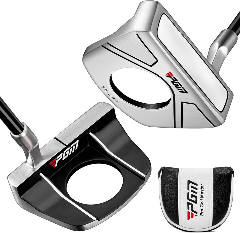 PGM Standing Golf Putter with Ball Pick-Up,for Men and Women,Ultra-Lightweight Graphite Shaft,Ultra Low Center of Gravity with Alignment Aid, Right-Handed & 34 inch - Image 1